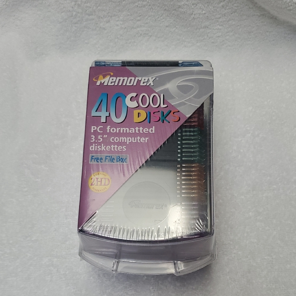 Memorex 40 Cool Disks 3.5" Computer Diskettes